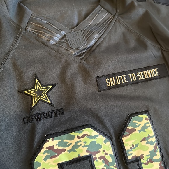 Dallas Cowboys Salute To Service Limited Jersey - Ezekiel Elliot - Picture 2 of 12